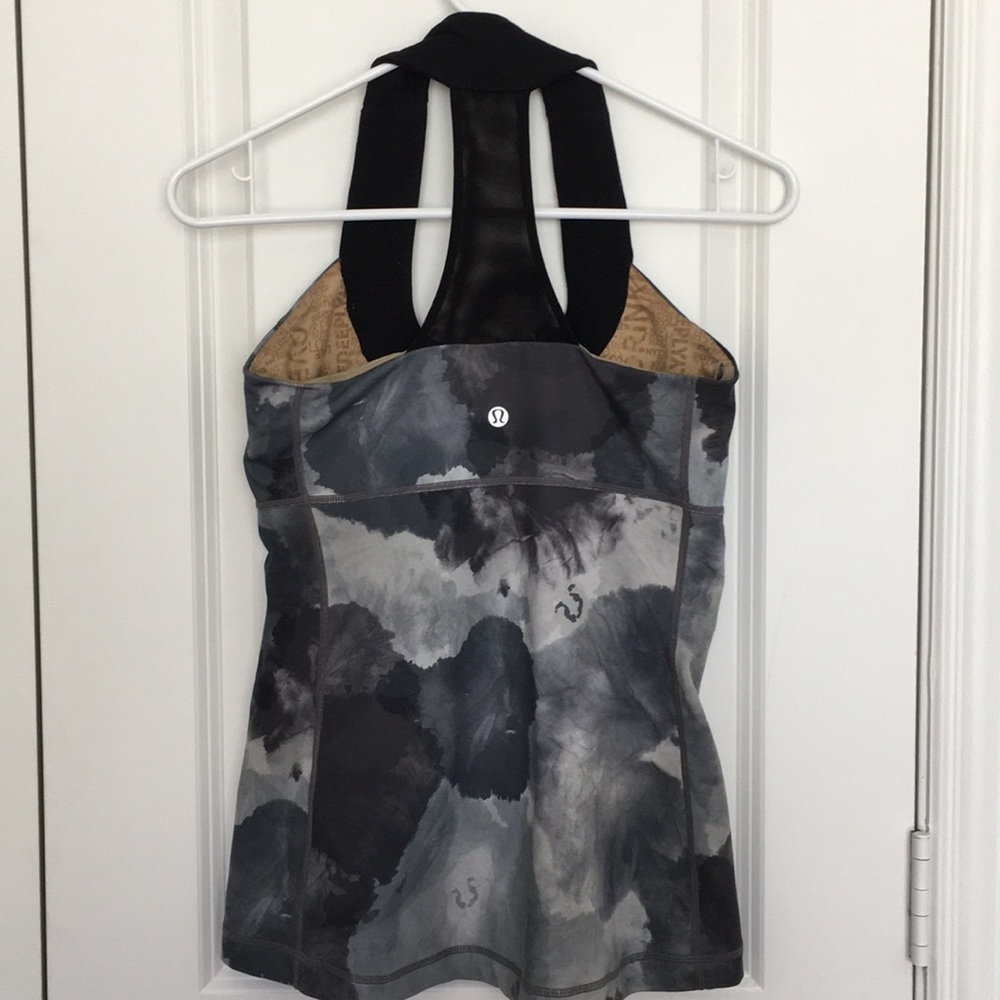 Lululemon Sport Top Size 6 Black/Gray